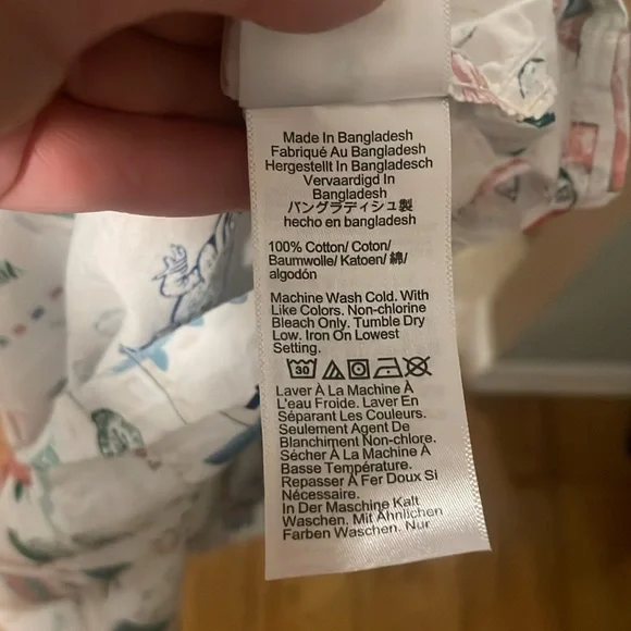 J. Crew White Travel-Themed Pajama Set - Picture 5 of 5